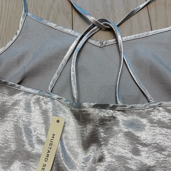 Silver slip dress - Picture 2 of 3